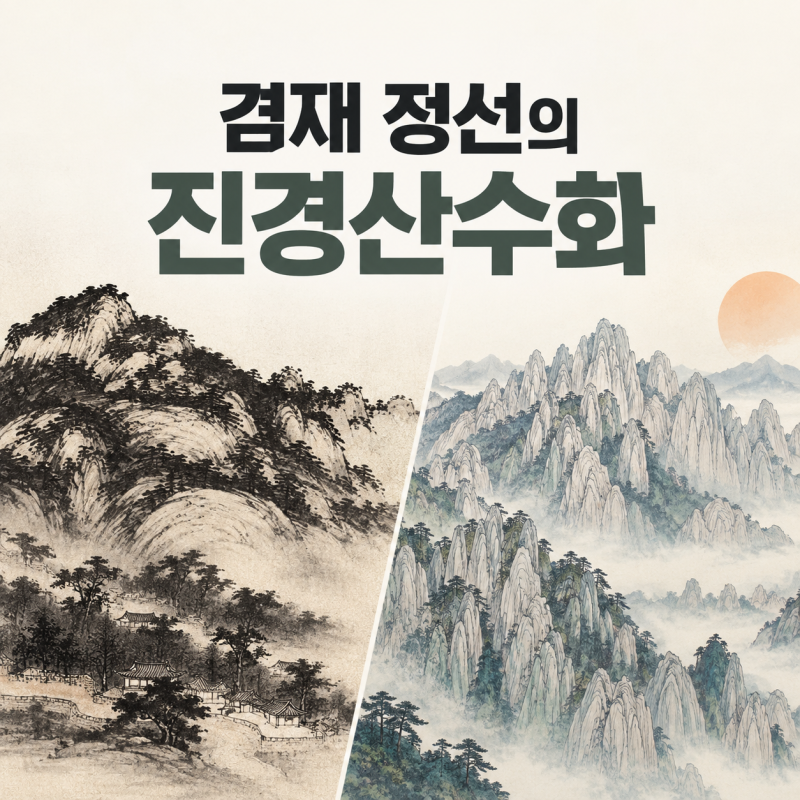 겸재 정선 진경산수화가 특별한 이유와 감상법