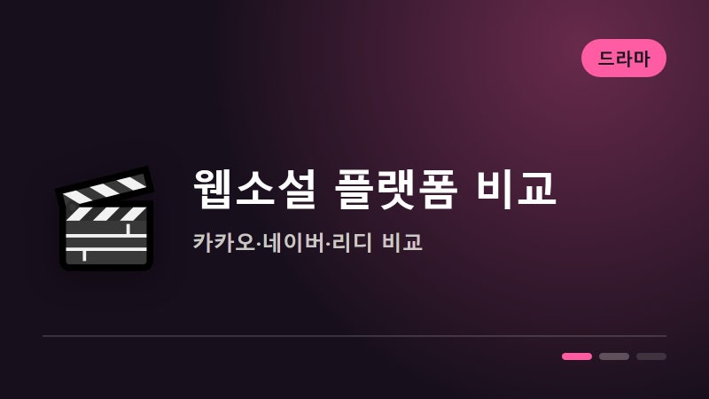 카카오페이지 네이버시리즈 리디북스 비교, 뭐가 다를까