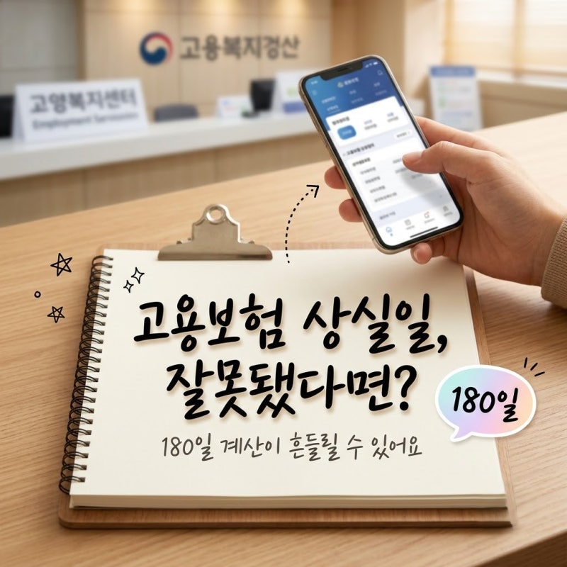 고용보험 가입 여부, 고용24에서 확인하다가 몰랐던 걸 알았습니다