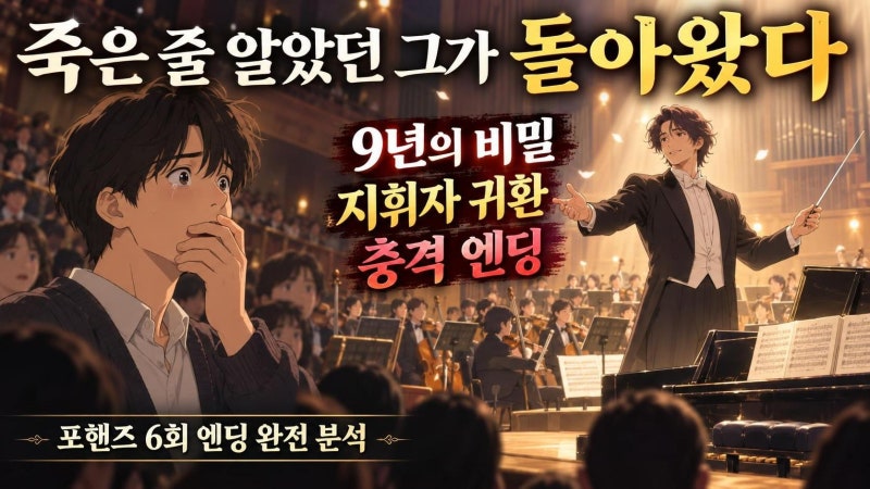 포핸즈 6회 리뷰: 송강 죄책감과 이준영 지휘자 귀환, 9년 미스터리의 반전