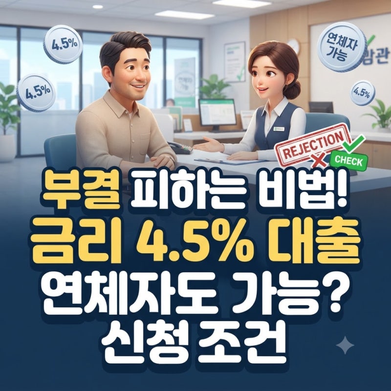 불법사금융예방대출 부결 사유 재대출 조건