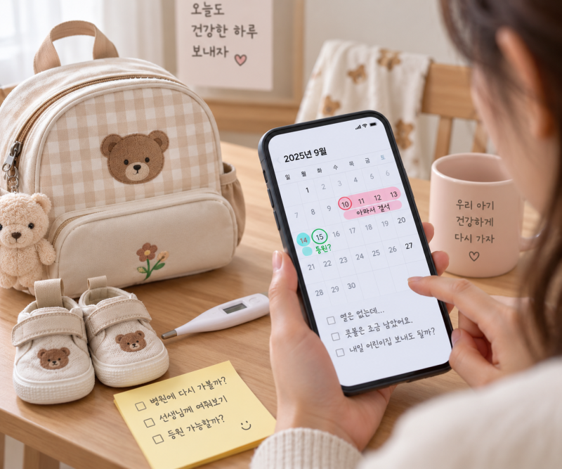 수족구·결막염·감기 걸린 아기, 어린이집 언제부터 갈 수 있을까?