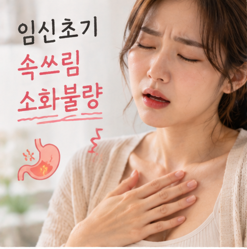 임신초기 속쓰림 소화불량 입덧 후 심해짐 완화 음식 주의 습관