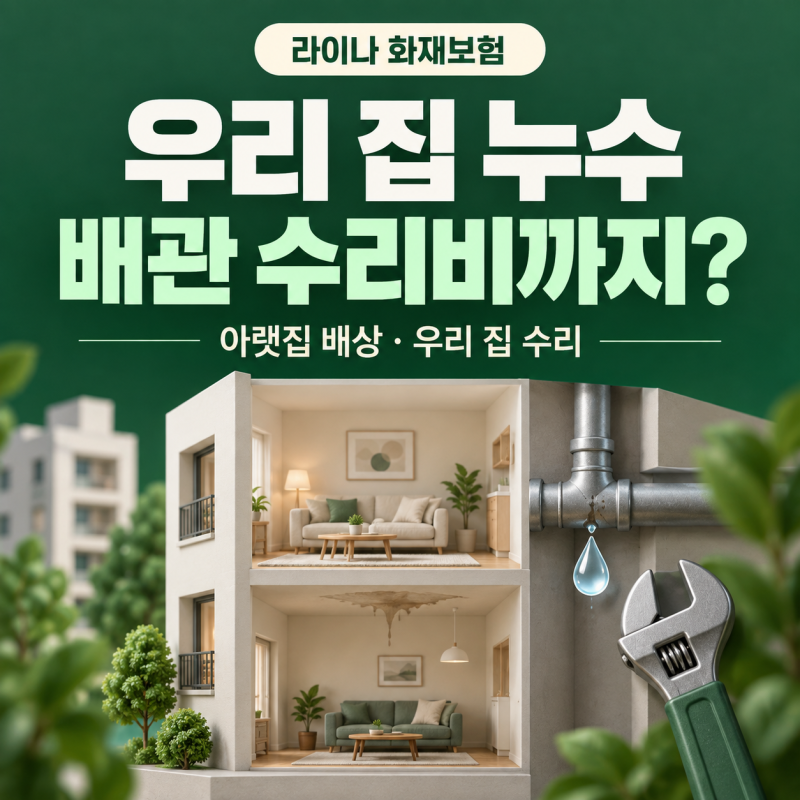 라이나 화재보험 아파트 누수 어디까지 보장될까?