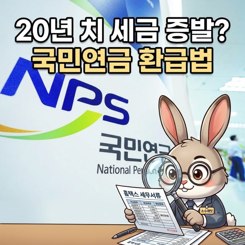 "모르면 20년 치 세금 증발" 국민연금 미공제분 환급받는 법