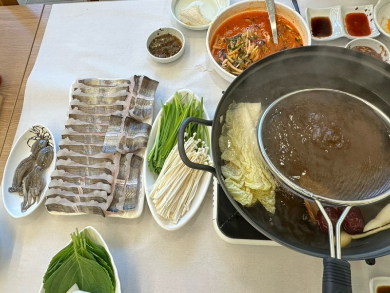 여수 하모 샤브샤브 맛집 활어&선어1번지 부모님 모시고 몸보신하기 좋은 곳