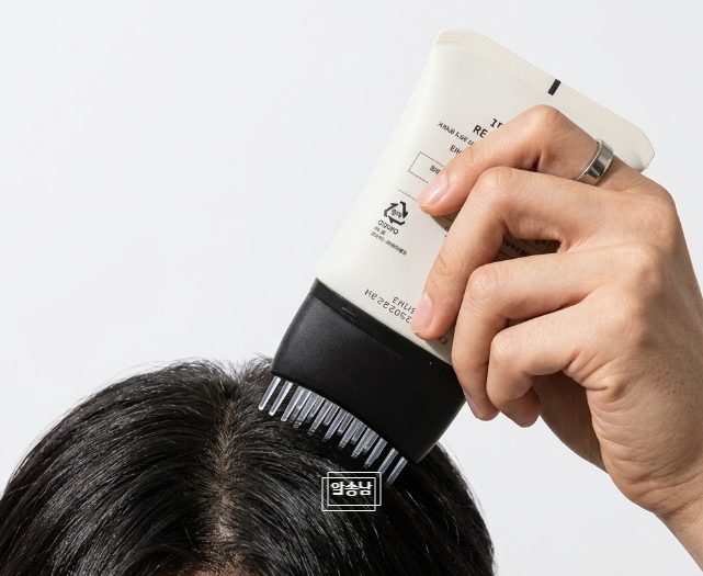 릴리이브 그로우턴 엑소좀 브러쉬 앰플 블랙 100ml, 남성 탈모 앰플 솔직 정리