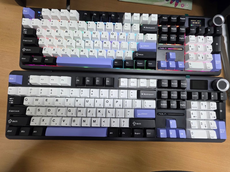 독거미 F108 PRO 저소음 바다축, 솜사탕축 쓰다 돌아온 후기