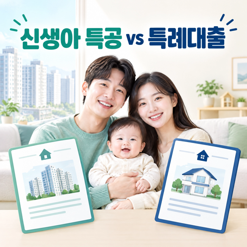신생아 특별공급 특례대출 차이, 헷갈리면 손해예요