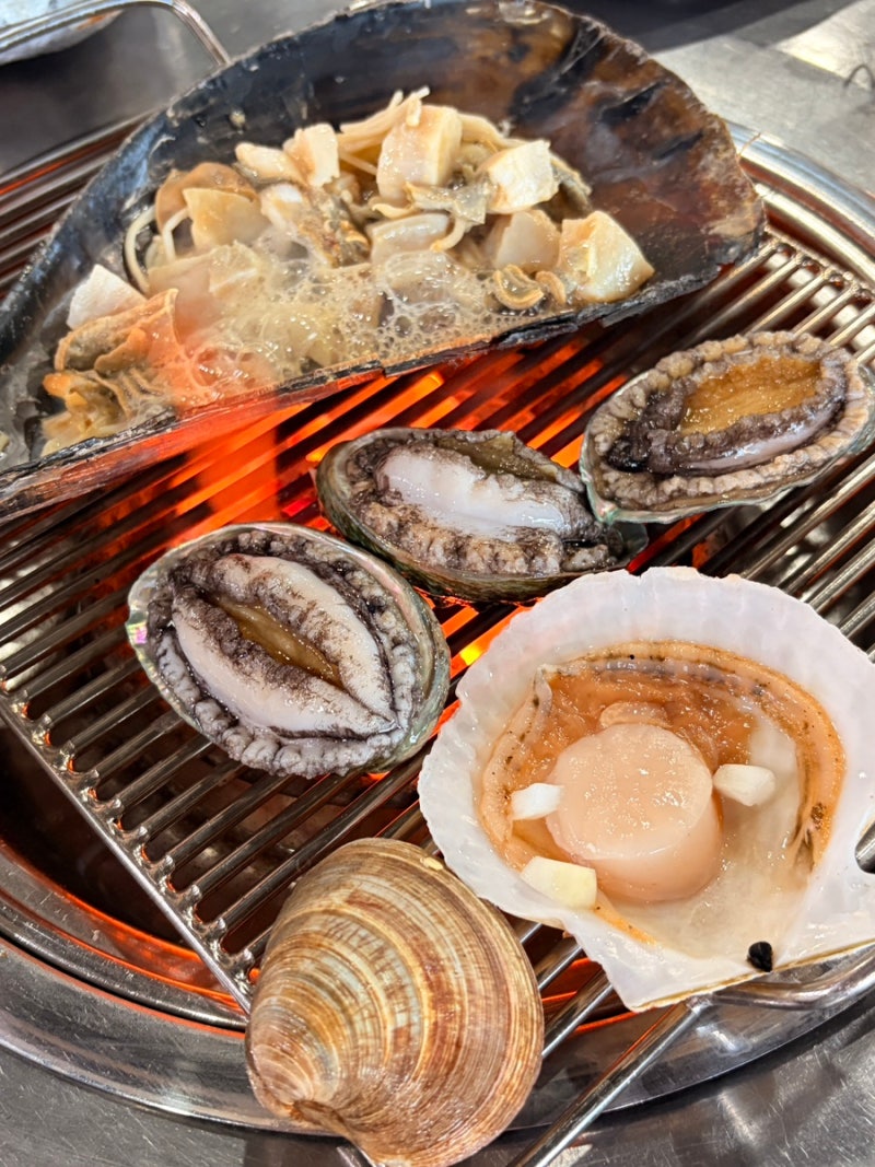 부산 해운대 조개구이맛집 청사포 수민이네 주차장무료!