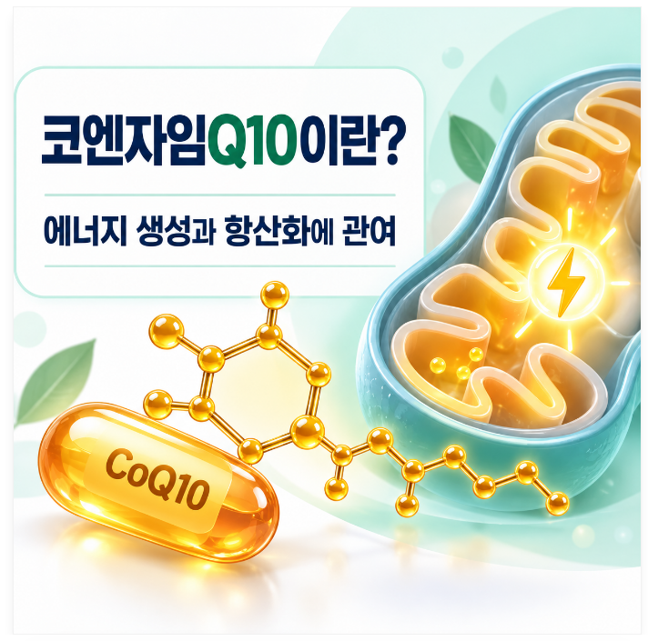 코엔자임Q10 효능, 복용시간과 부작용까지 약사가 정리했습니다
