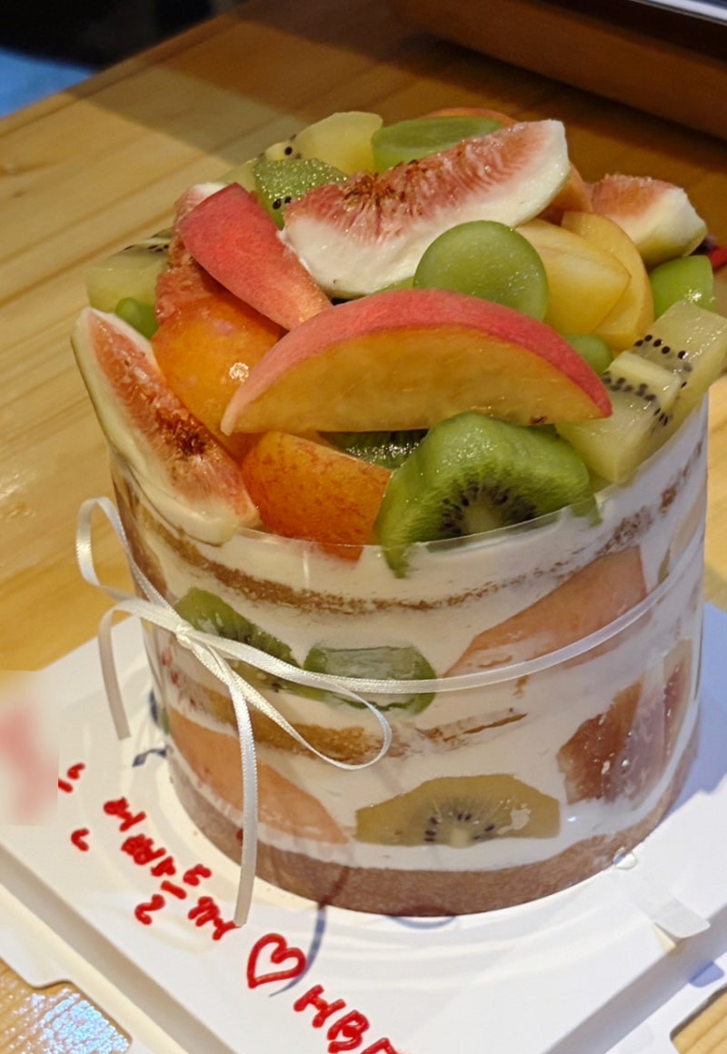 [라프 광안리점] 생일케익 레터링서비스 광안리케익맛집 홀케익주문