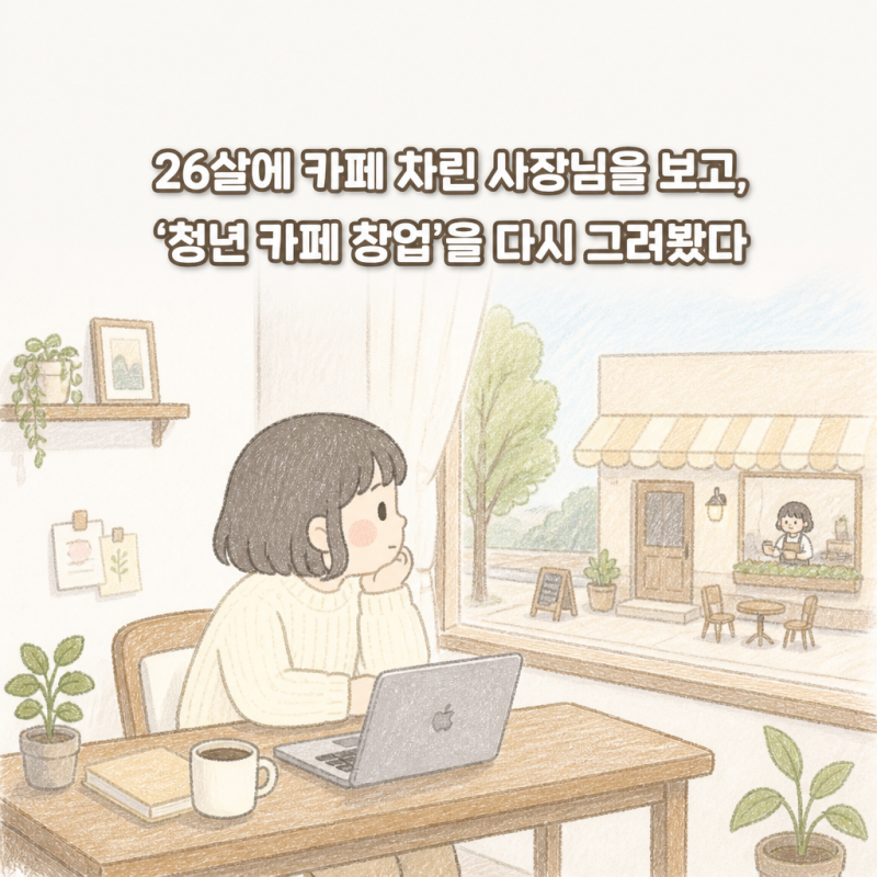 [창업일기]26살 카페 사장님을 보고 다시 그려본 '청년 카페 창업'의 리얼리티