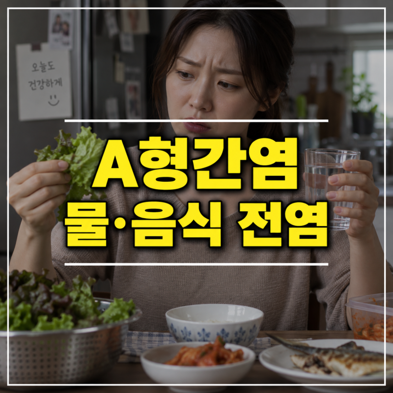 A형간염 물과 음식으로 옮는 줄 몰랐습니다, 전염 경로와 예방법 확인했어요