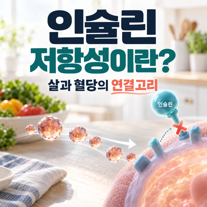 인슐린 저항성이란? 살이 안 빠지고 혈당이 오르는 이유일까
