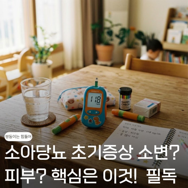 소아당뇨초기증상 소변? 피부? 핵심은 '이거'로 판단합니다 필독 정보