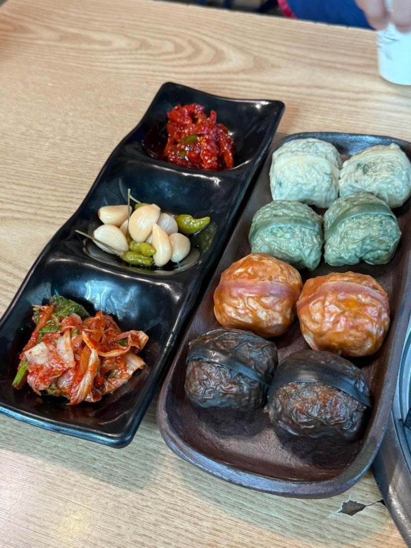제주도 아기랑 밥집 추천, 애월 장인의집 버섯만두전골 후기