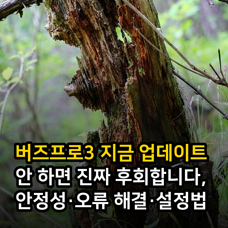 버즈프로3 지금 업데이트 안 하면 진짜 후회합니다, 안정성·오류 해결·설정법