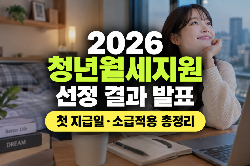 청년월세지원 선정 결과 발표 및 첫 지급일·소급적용 총정리