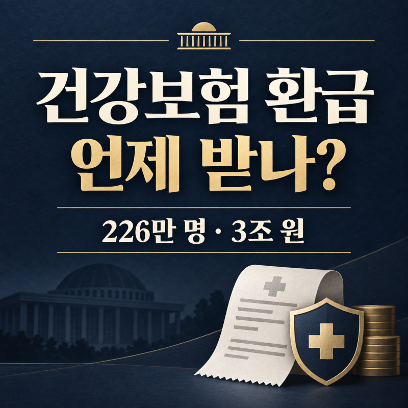 건강보험 본인부담상한제 환급은 언제? 226만명·3조원 지급과 2026 국감 쟁점