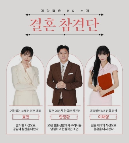 "한 침대 쓴 남녀가 16기 상철? 남규홍 PD 새 예능 '계약결혼' 출연진 정체 총정리"