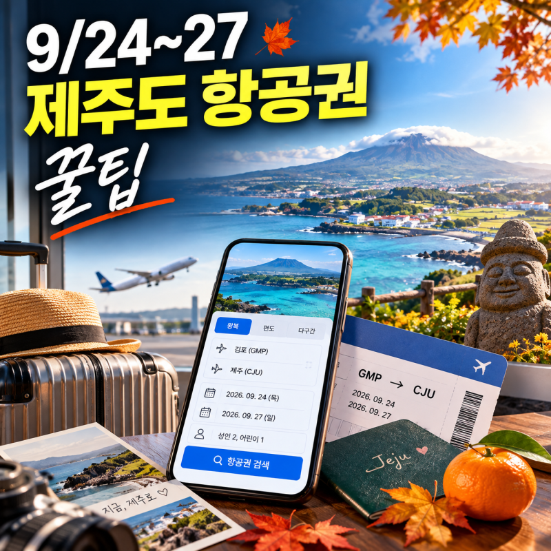 제주도 항공권 왜 이렇게 비싸지? 추석 연휴 예매할 때 꼭 볼 5가지