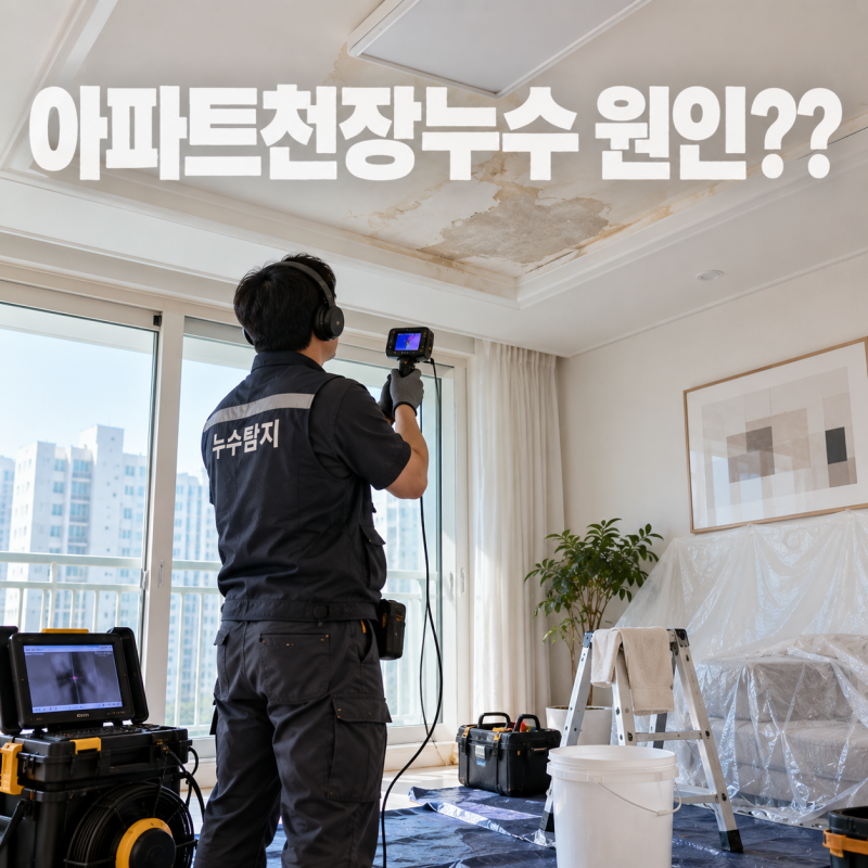 대구아파트누수 업체 우리 집은 멀쩡한데 아래층에 물이 샜어요