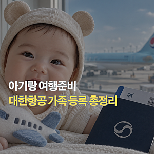 아기 대한항공 스카이패스 가입 방법,14세 미만 아이핀 인증부터 가족등록까지