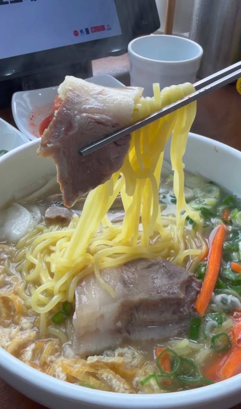 제주 함덕 맛집 뱅규네제주고기국수 내돈내산, 고기국수 비빔고기국수 김밥