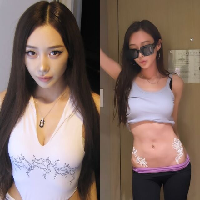 에스파 지젤 파격 로우라이즈 복근 드러낸 신곡 홍보