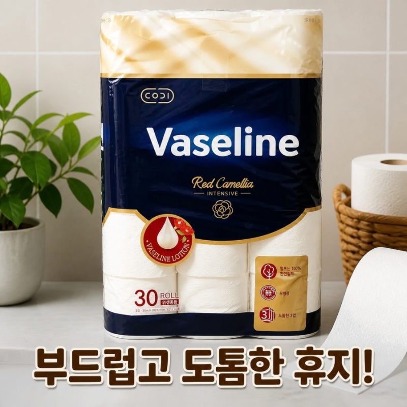 코디 레드까멜리아 인텐시브 바세린 두루마리휴지 리뷰
