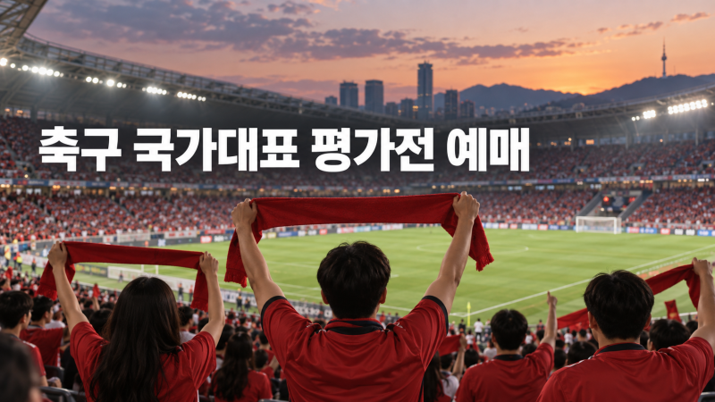 축구 국가대표 평가전 예매 시작, 4경기 중 가장 치열한 경기는?