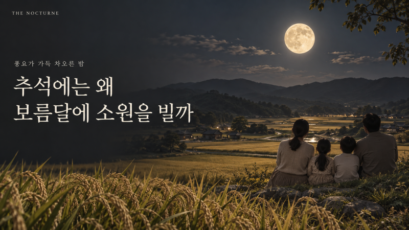 추석에는 왜 보름달을 보며 소원을 빌었을까
