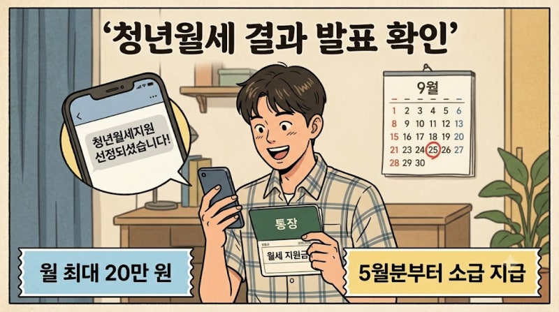 복지로 청년월세 결과 발표 확인 총정리 (조회 방법·지급일·소급)