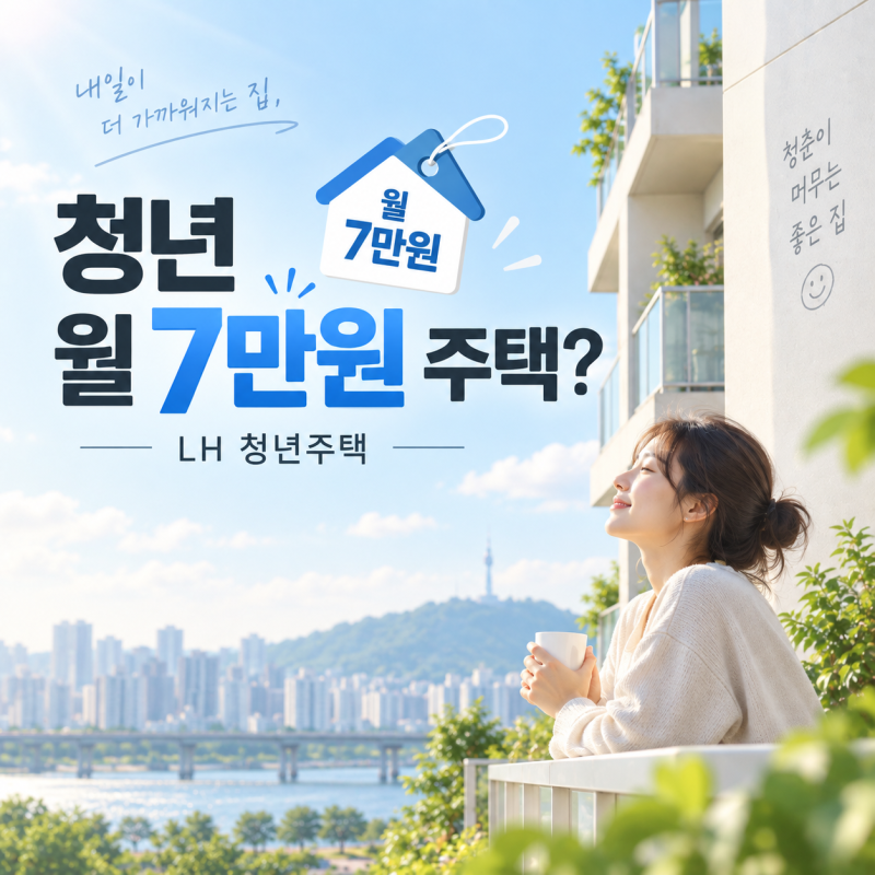 청년 월 7만원 주택 진짜일까? 2026 LH 청년주택 조건·신청방법 총정리