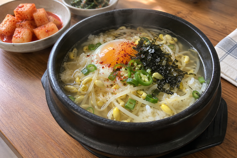 콩나물국밥 맛있게 끓이는 법｜집에서 시원하고 얼큰하게 만드는 초간단 레시피!