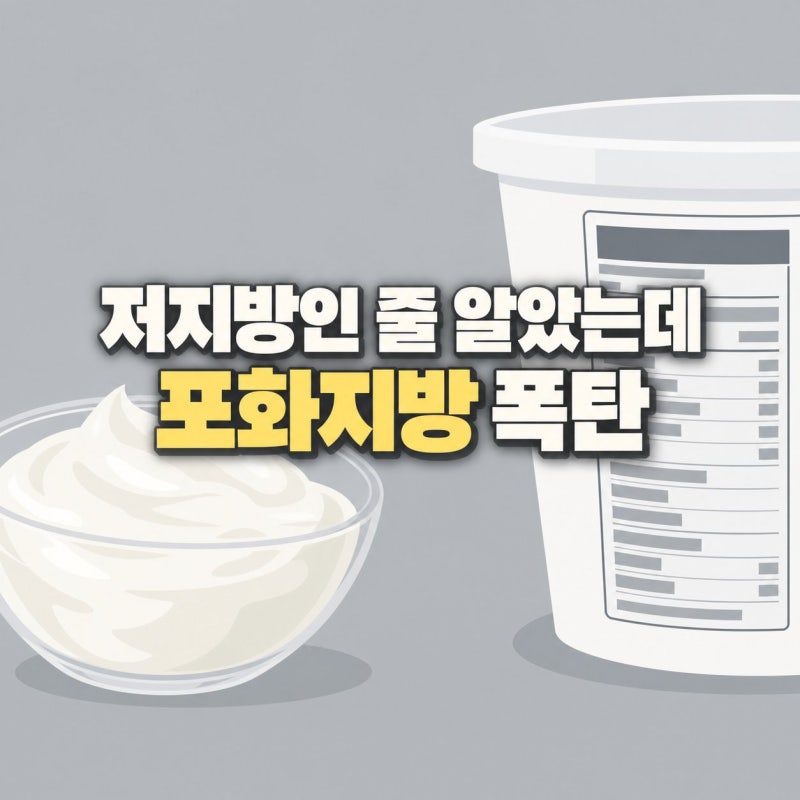 "저지방인 줄 알았는데"..그릭요거트·치즈 성분표 확인했더니 충격