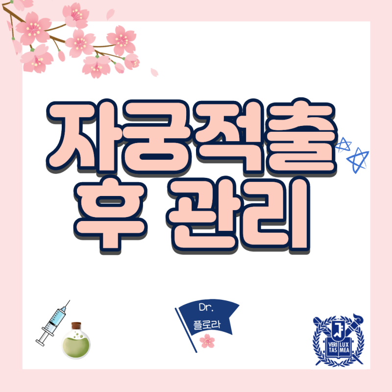 자궁적출 수술후 관리, 어혈 제거부터 기력 회복까지 회복 단계별 후유증 가이드(내막증/선....