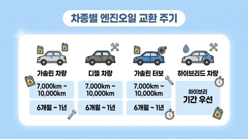 엔진오일 교환주기 언제 바꾸나? 교체 비용까지 카센터 호구 탈출 완벽 가이드