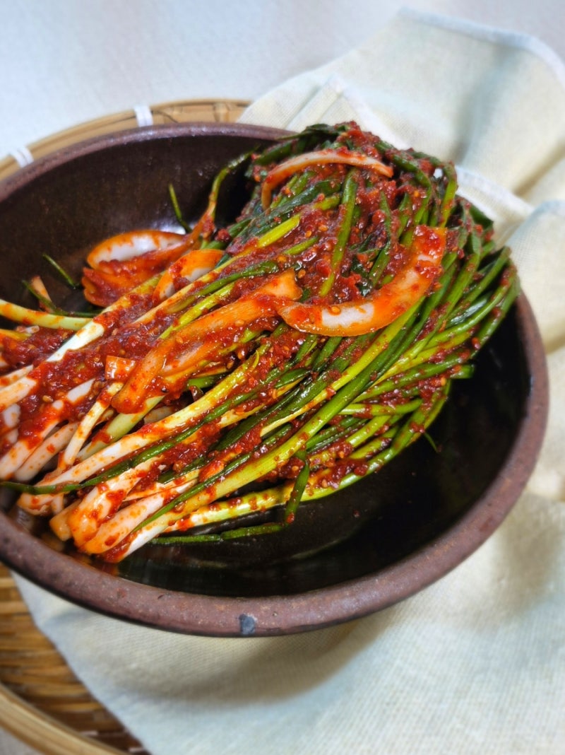 이영자 파김치 레시피 쪽파김치 담그는법