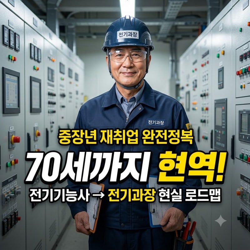 "전기기능사, 70세까지 현역!" 전기과장 취업 로드맵, 현실 연봉은 얼마일까?