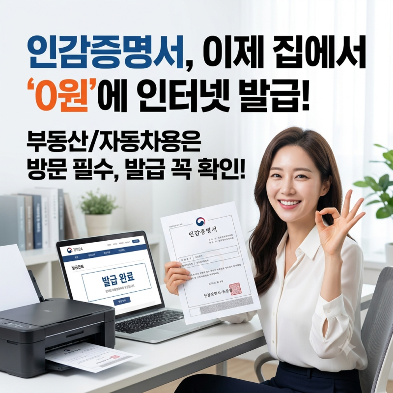 인감증명서 인터넷 발급 방법 및 제한사항｜발급전 꼭 확인! 온라인 오프라인 비교 정리