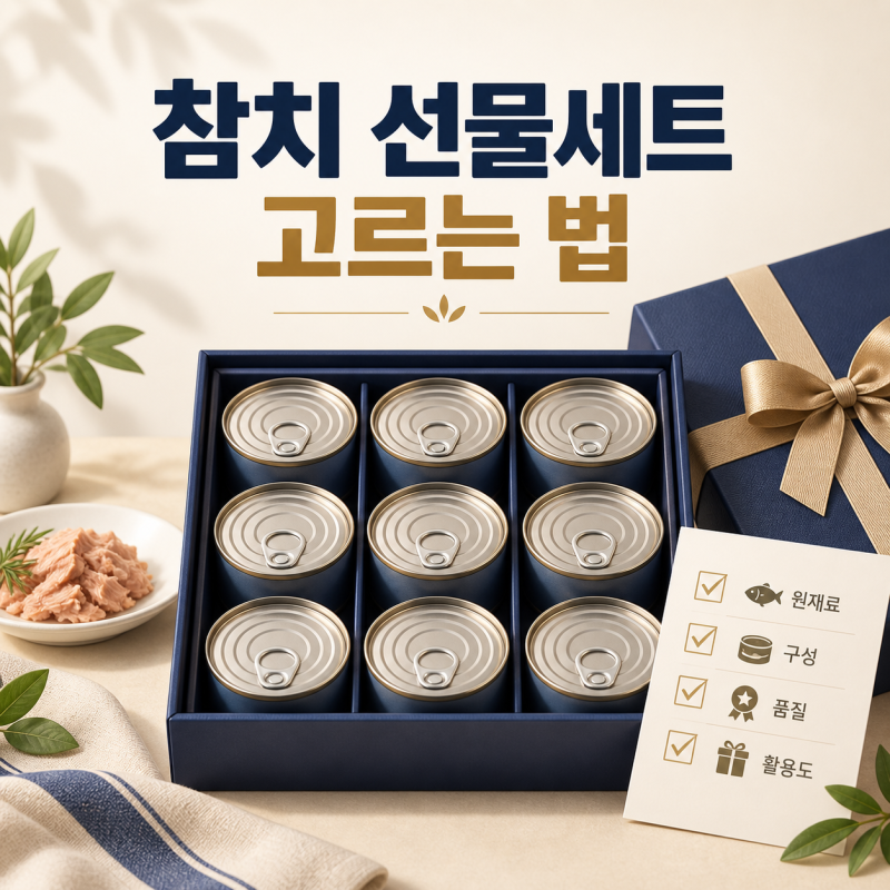 동원참치 선물세트 고르는 법, 호수보다 먼저 볼 구성과 보관 포인트