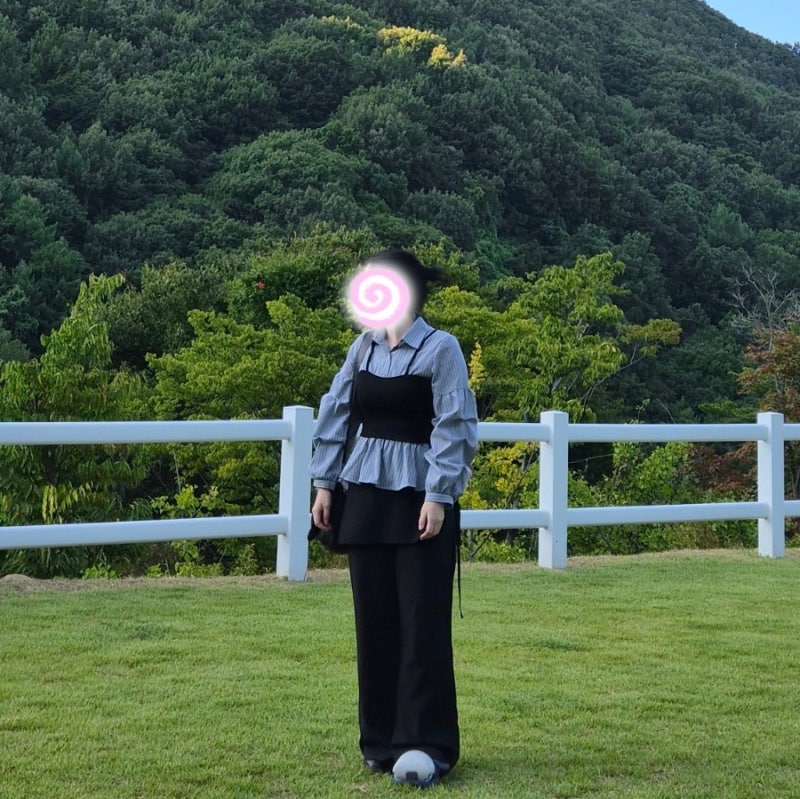 365룸 뉴료일체형셔츠 뷔스티에 블라우스 결혼식 하객룩 코디 추천