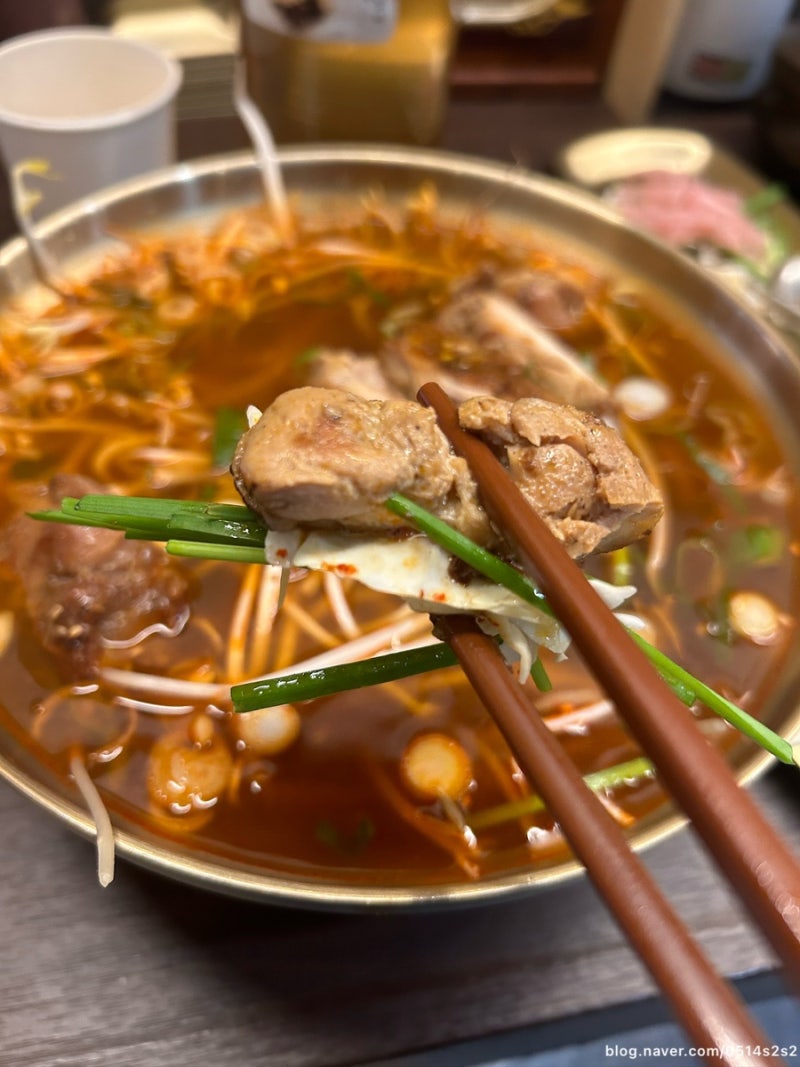 서현역 혼밥 맛집 해정미 닭고기 들어간 얼큰쌀국수 재방문