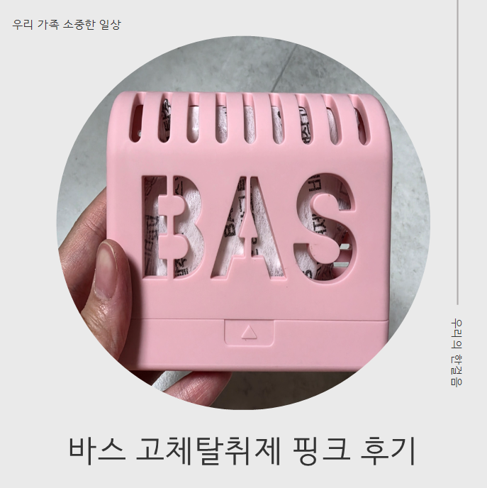 인테리어까지 신경 쓴 냉장고탈취, 바스 고체탈취제 핑크 후기