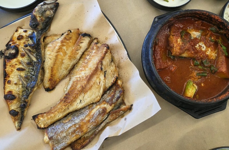 부산 기장 생선구이맛집//파도정원 화덕생선구이 기장본점