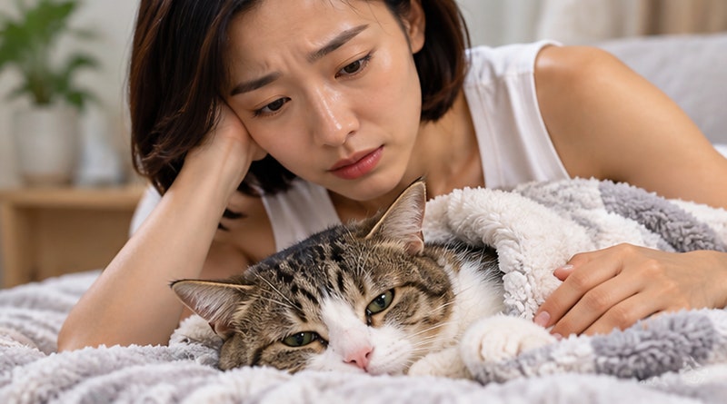 고양이 혈변 구토 원인은? 췌장염 의심 증상