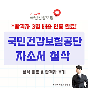 2026 하반기 국민건강보험공단 자소서 작성 가이드와 첨삭 비용 안내