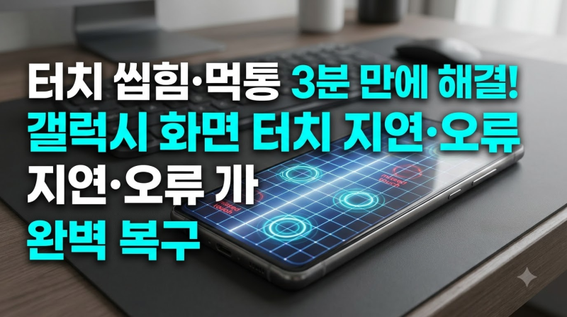 "자판 칠 때마다 속 터질 때" 갤럭시 스마트폰 화면 터치 씹힘·먹통 오류 해결법: 보호필름 ....